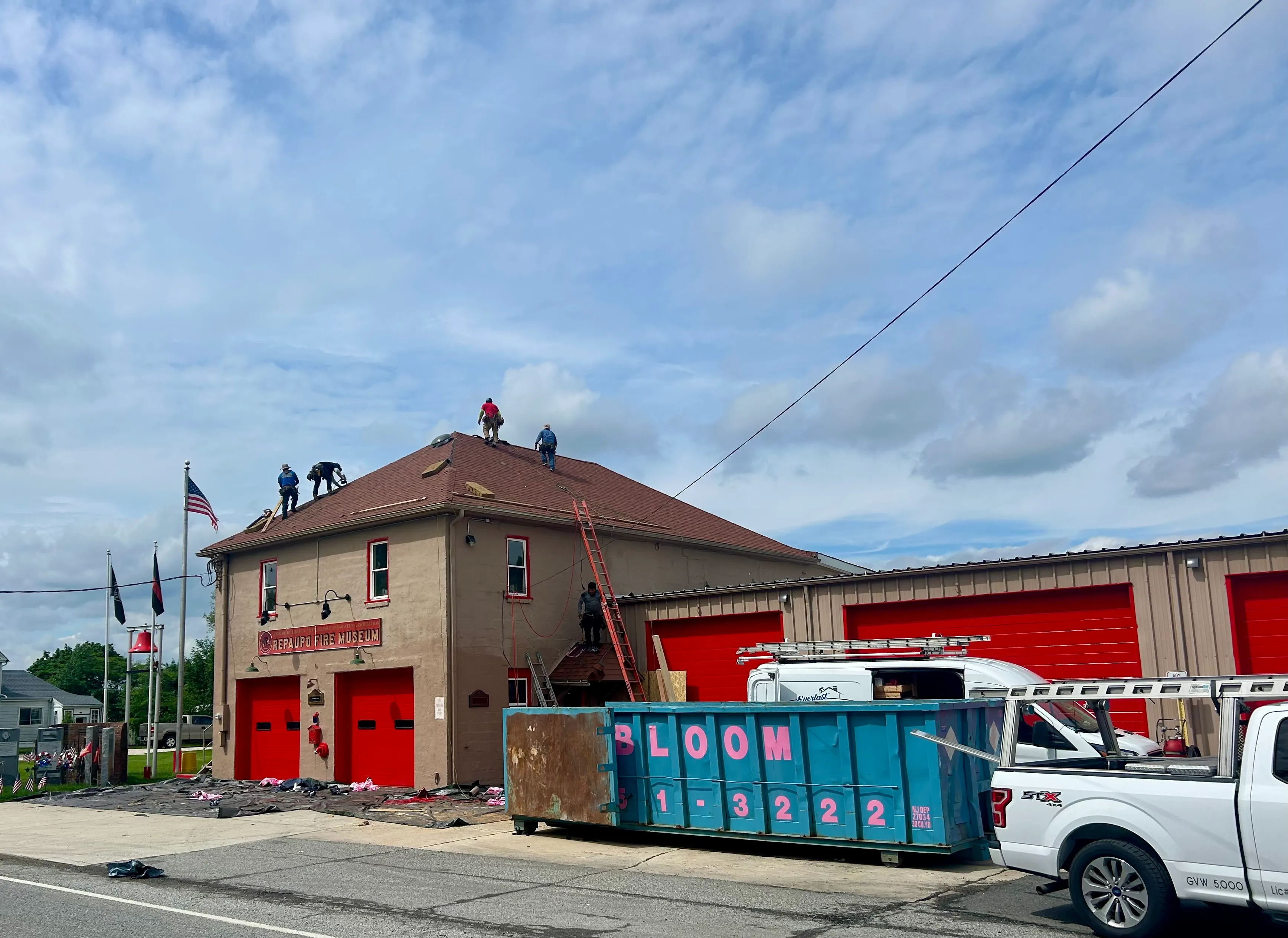 Gutter installation project