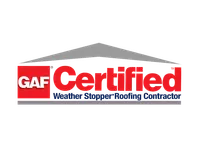 GAF Certified Weather Stopper Roofing Contractor